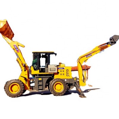 mini farm machine tractor backhoe loader tractor with front end loader and backhoe