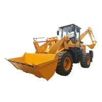 Hot sale mini 4x4 backhoe loader wheel loader excavator price small backhoe attachment for sale