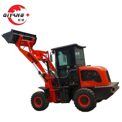 custom Small 2.2ton 0.5cbm wood timber hydraulic Articulated wheel loader