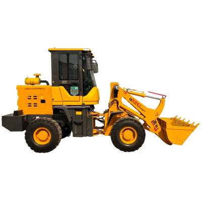 China top quality producer 1.5t wheel loader with quick coupler and optional spare parts