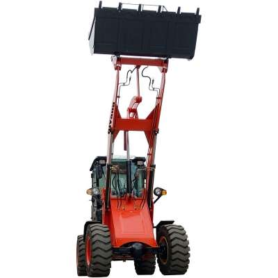 China factory offer 2.2ton front end wheel loader with 4 wheel drive